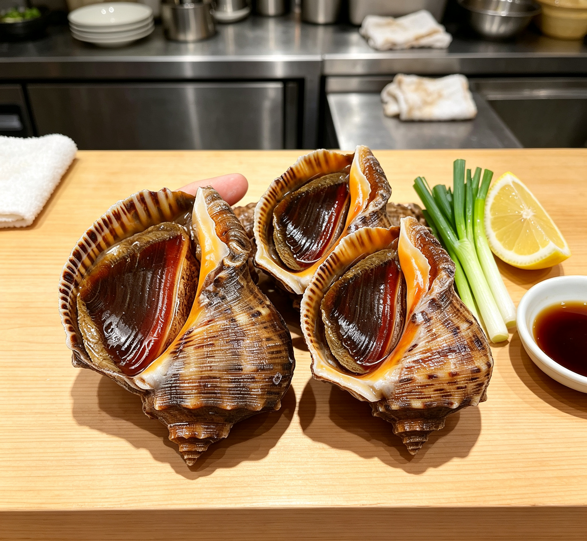 Steamed Sea Snails