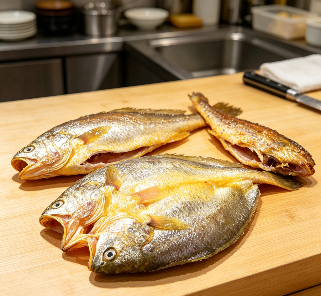 Golden Pan-Fried Yellow Croaker