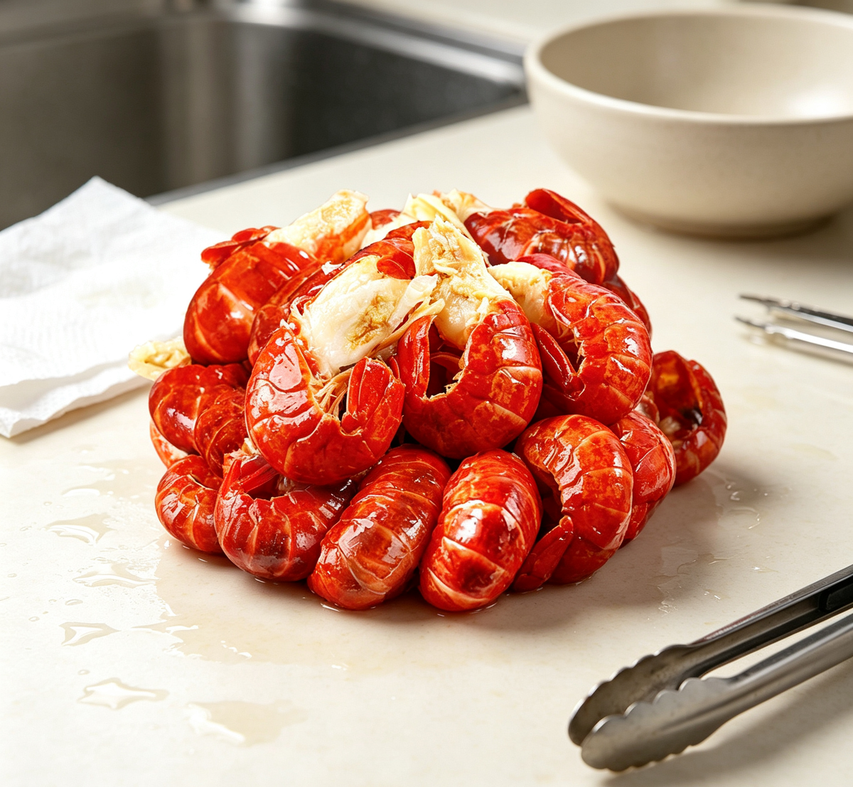 Cooked Crawfish